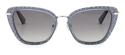 Kate Spade Thelma/g/s Wj 0kb7 Wayfarer Polarized Sunglasses In Grey