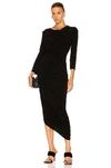Norma Kamali Diana Midi Dress - Women's - Polyester/spandex/elastane In Black