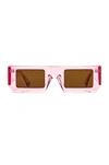 Jacquemus Les Lunettes Soleil Acetate Sunglasses In Multi Pink