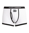 DOLCE & GABBANA COTTON LOGO BOXERS,17157310