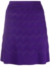 MISSONI ZIGZAG-KNIT MINI SKIRT