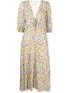 Nicholas Danielle Midi Dress In Multicolour