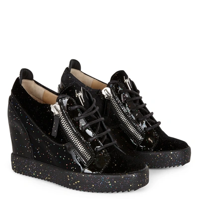 Giuseppe Zanotti Kriss Wedge In Black