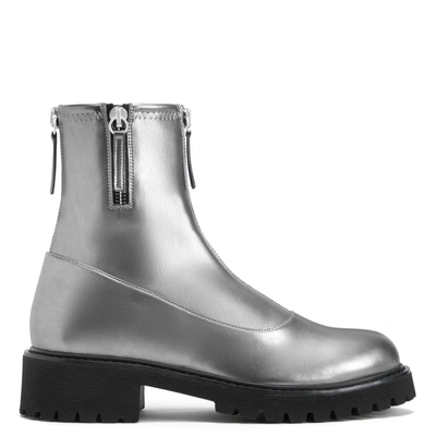 Giuseppe Zanotti Gz Alexa Ankle Boots In Silver