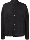 Rhude Malta Button Down Shirt Black In Black 0015
