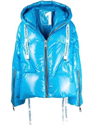 Khrisjoy Blue Khris Iconic Down Jacket