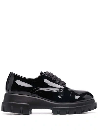 Agl Attilio Giusti Leombruni Maxine Lace-up Shoes In 1013 Nero-nero