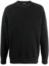 ROBERTO COLLINA CREW-NECK KNITTED JUMPER