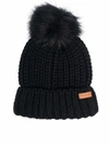 Barbour Saltburn Chunky-knit Beanie In Schwarz
