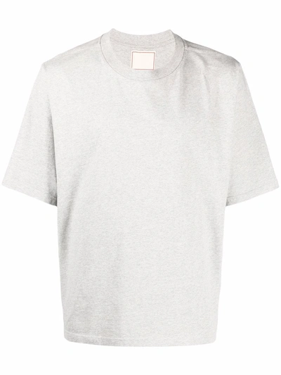 Jeanerica Round-neck Organic Cotton T-shirt In Grey
