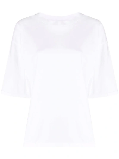 Jeanerica Short-sleeved Cotton T-shirt In White