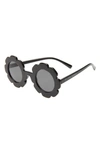 My Little Sunnies Babies' Round Flower Sunglasses In Black