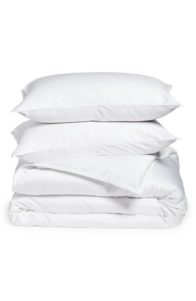 Nordstrom Antimicrobial Supima® Cotton Duvet Cover & Sham Set In White