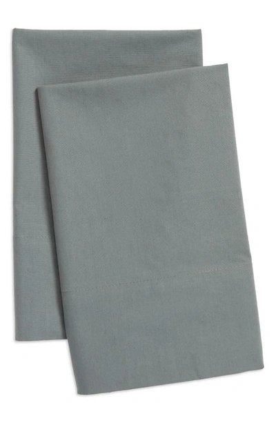 Nordstrom At Home Percale Pillowcases In Green Balsam