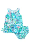 LILLY PULITZERR INFANT GIRL'S LILLY PULITZER LILLY COTTON SHIFT DRESS,002932-478UR6