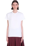 MAISON MARGIELA MAISON MARGIELA T-SHIRT IN WHITE COTTON,S51GC0509S22816100