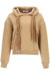 Ambush Multicord Cotton Hoodie In Brown