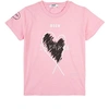 Msgm Teen Dreamer Slogan-print Cotton T-shirt In Pink