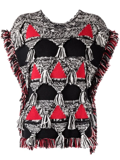 ETRO TASSEL-DETAIL WOOL JUMPER