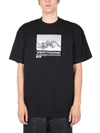 Msgm Vertigine Graphic-print T-shirt In Black