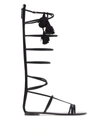 Giuseppe Zanotti Danse Du Feu Gladiator Sandals In Black