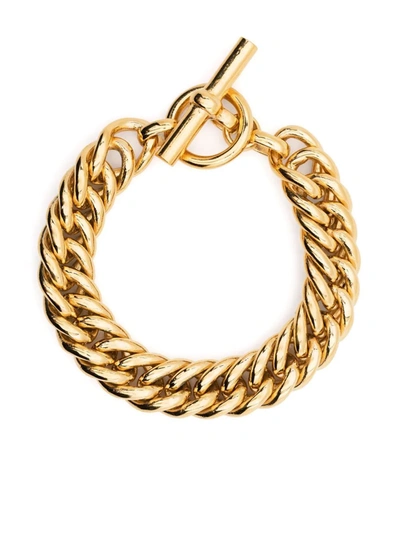 Tilly Sveaas Large Gold Curb Link Bracelet