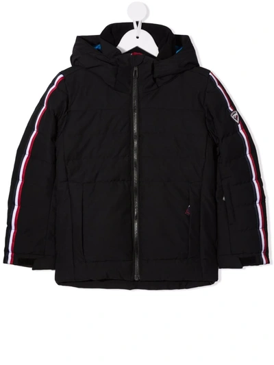 Rossignol Kids' Hooded Zipped Jacket In Black