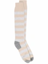 FEDELI STRIPE-PATTERN SOCKS