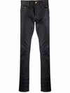 Saint Laurent Slim-fit Jeans In Blau