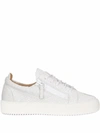 GIUSEPPE ZANOTTI GAIL PYTHON-PRINT LEATHER TRAINERS