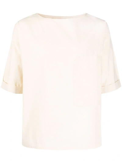 Alchemy Patch-pocket Cotton T-shirt In Nude