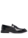 COMMON PROJECTS POLISHED SLIP-ON LOAFERS