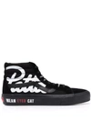 Vans Black Patta Edition Vault Mean Eyed Cat Sk8-hi Sneakers In Schwarz