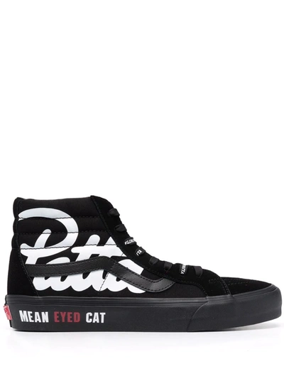 Vans Black Patta Edition Vault Mean Eyed Cat Sk8-hi Sneakers