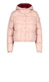 Moncler Bardanette Nylon Laque Down Jacket In Pink