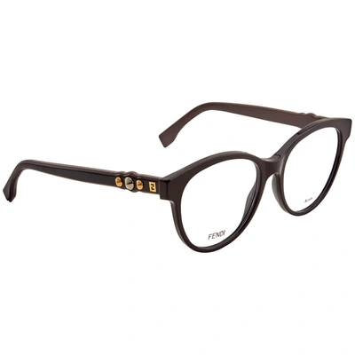 Fendi Black Round Eyeglasses Fe-ff0275 807 52