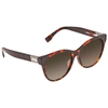 FENDI BROWN GRADIENT ROUND SUNGLASSES FF0311FS0086HA56