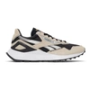 Reebok Black & Beige Classic Legacy Az Sneakers In Core Black/stucco/silver Metallic
