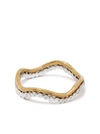 CATHY WATERMAN 22KT GOLD WAVE DIAMOND RING
