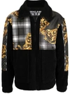 VERSACE JEANS COUTURE BAROQUE-PRINT ZIPPED JACKET