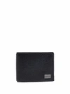 CALVIN KLEIN LOGO-PLAQUE TRIFOLD WALLET