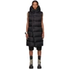 Rick Owens Liner Sleeveless Puffer Jacket In 09 Black