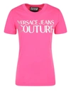 VERSACE JEANS COUTURE BRANDED T-SHIRT,71HAHT04 CJ00T S55