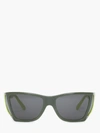 Jw Anderson Green Persol Edition Wide Frame Sunglasses In Green