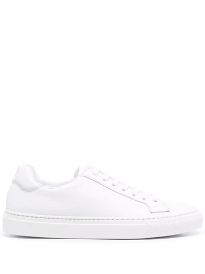 Scarosso Cecilia Flatform Sneakers In White