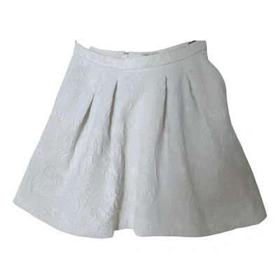 Pre-owned Baum Und Pferdgarten Mid-length Skirt In White