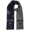 MOSCHINO MOSCHINO DOUBLE QUESTION MARK SCARF
