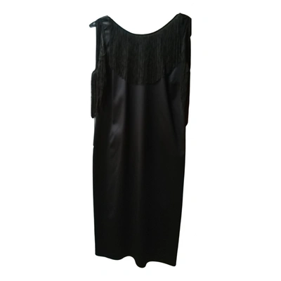 Pre-owned Jucca Mid-length Dress In Black