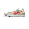 Nike Waffle One Ice Grey Suede Sneaker In Coconut Milk / Bright Crimson-hyper Royal