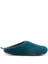 Camper Wabi Knitted Slippers In Green